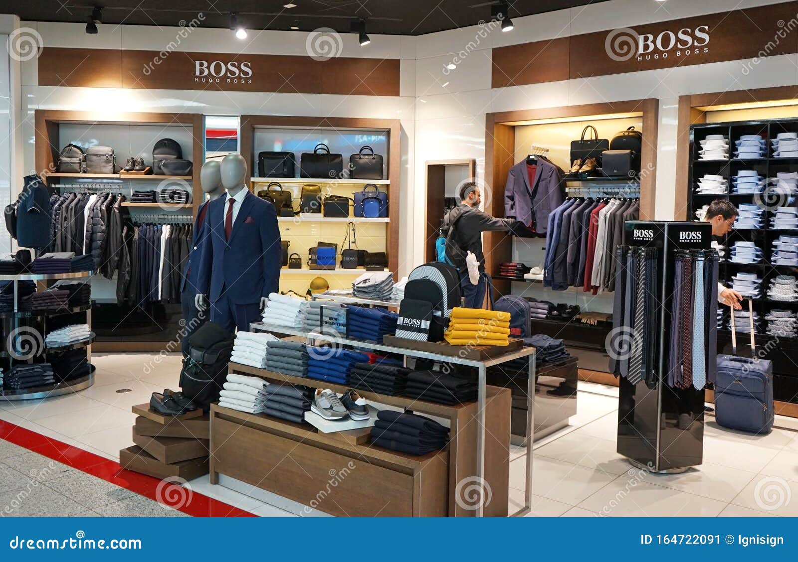 Interior View of Hugo Boss Store in Dubai International Airport ...