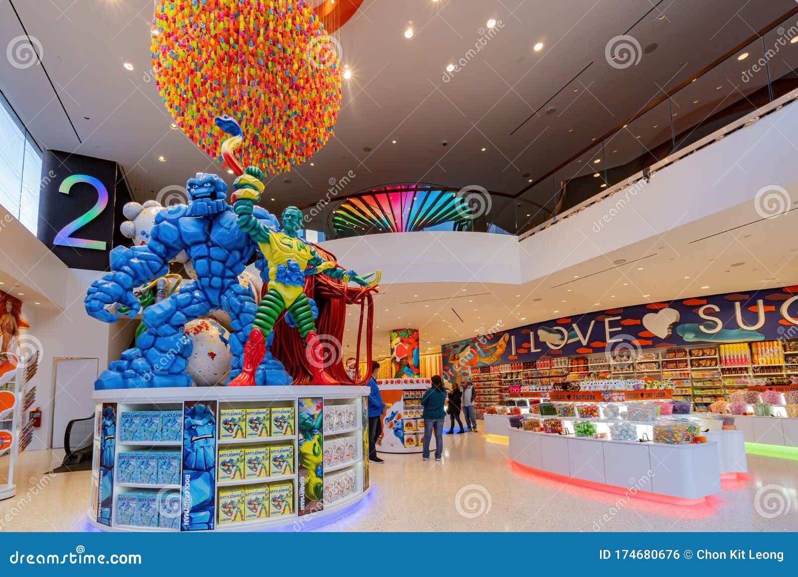 Interior View of the I Love Sugar Store Editorial Photo - Image of