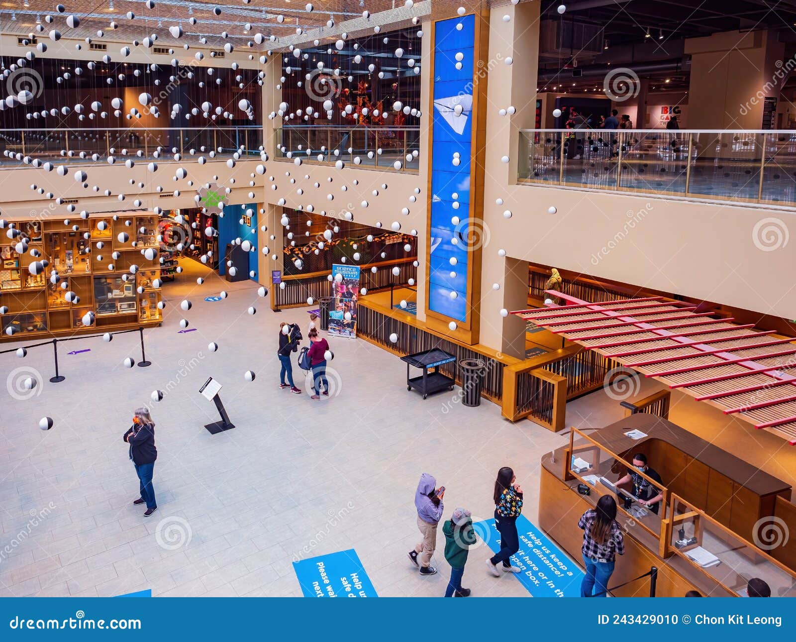 Interior View of the Interesting Science Museum Oklahoma Editorial