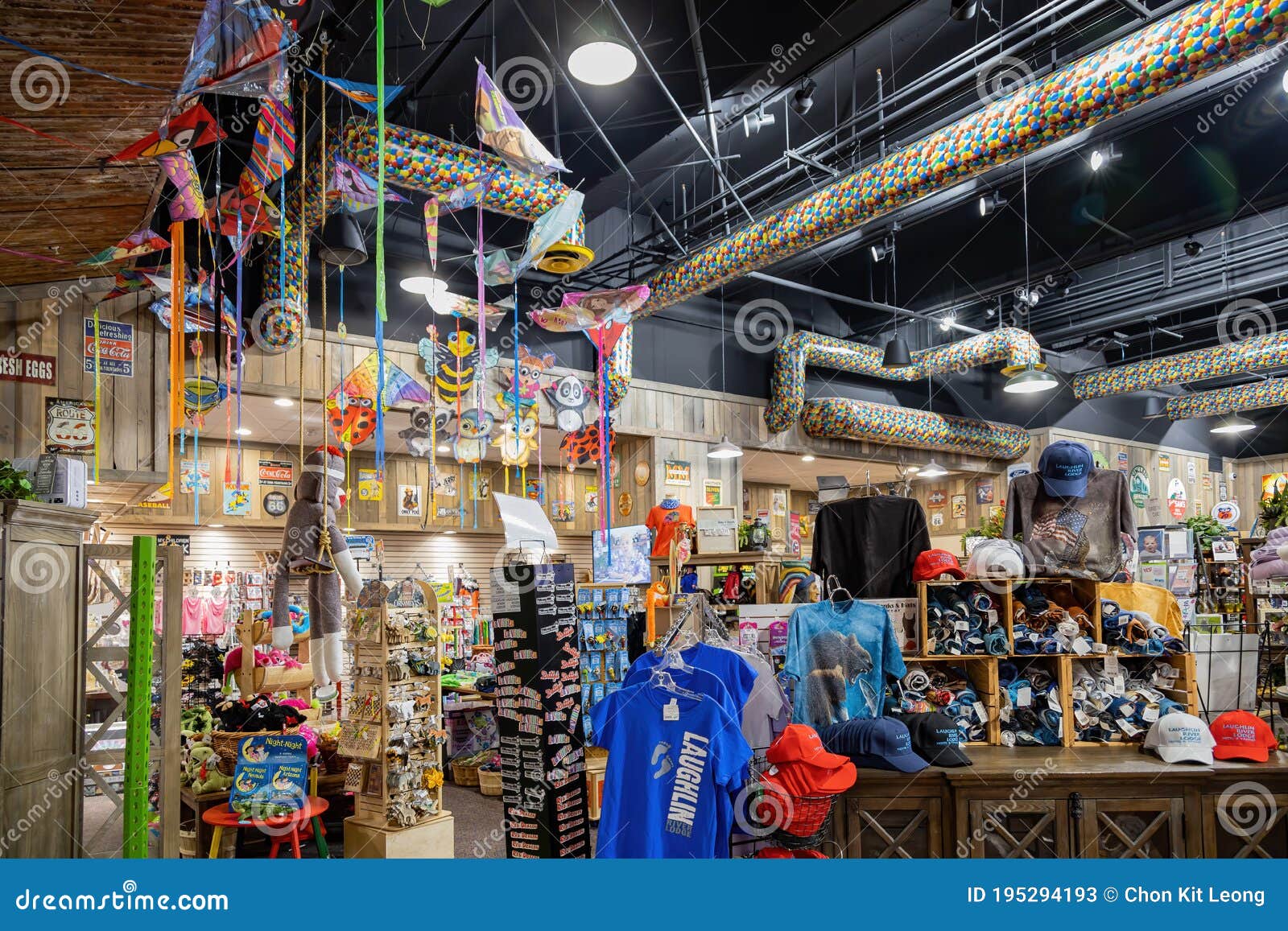 Interior View of the Laughlin River Lodge Editorial Stock Photo Image