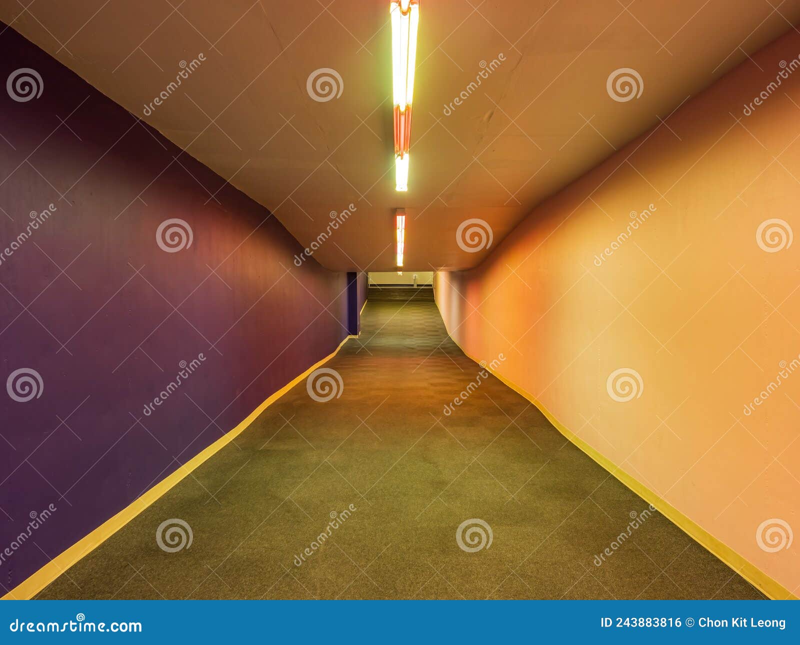 Interior View of the OKC Underground Stock Photo Image of underground, oklahoma 243883816