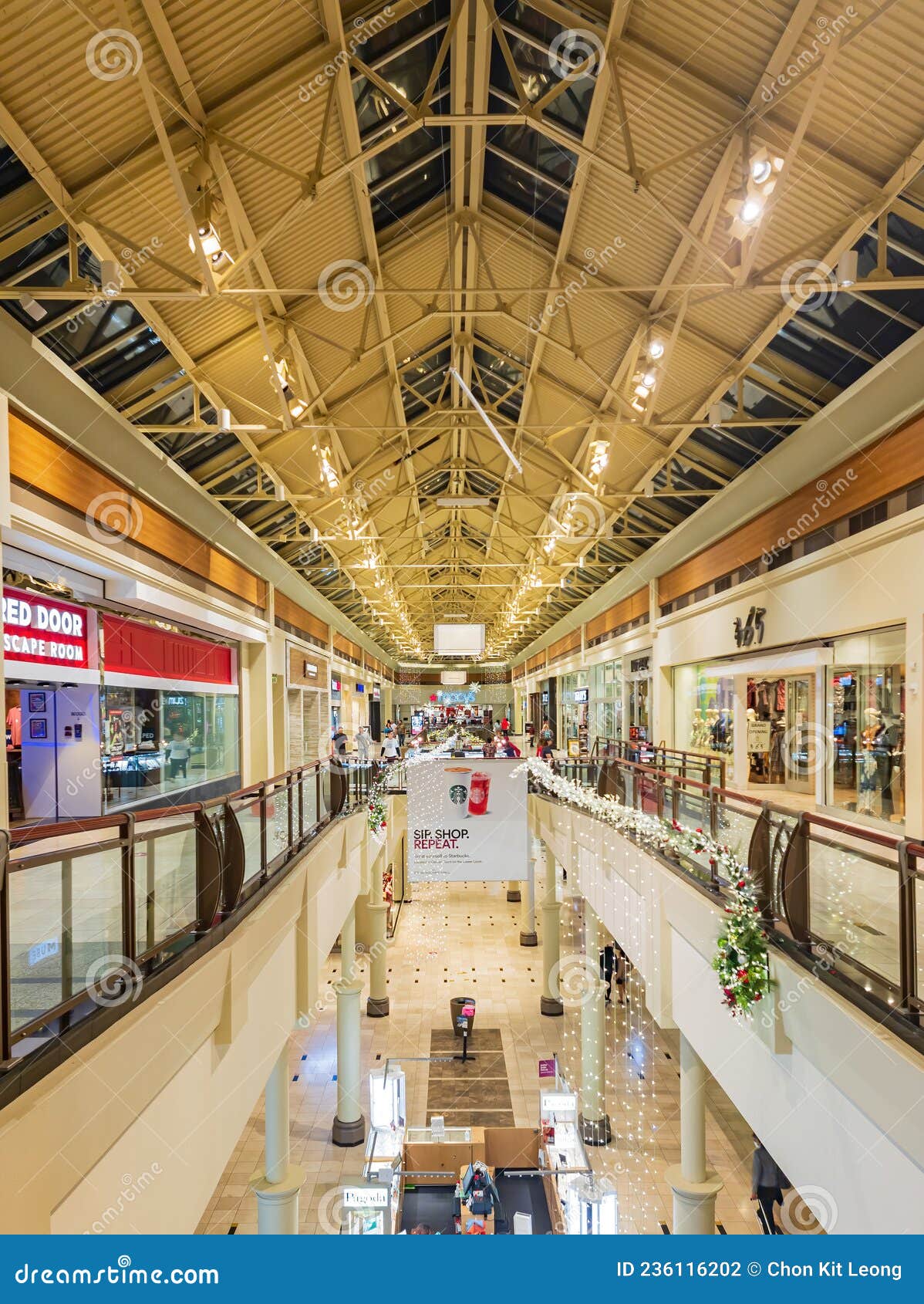 Interior View of the Penn Square Mall Editorial Photography Image of