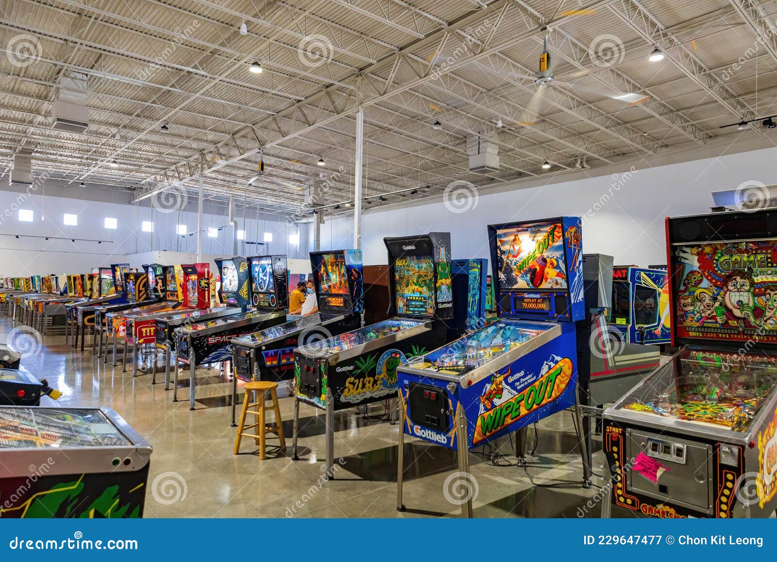 Interior View of the Pinball Hall of Fame Editorial Stock Photo - Image of  pinball, downtown: 229647498