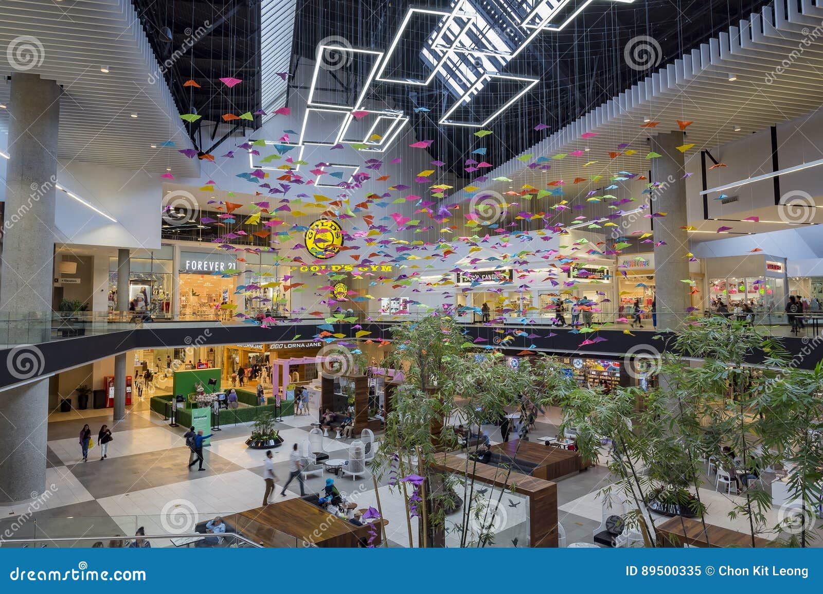 Interior View of Santa Anita Mall Editorial Image - Image of santa