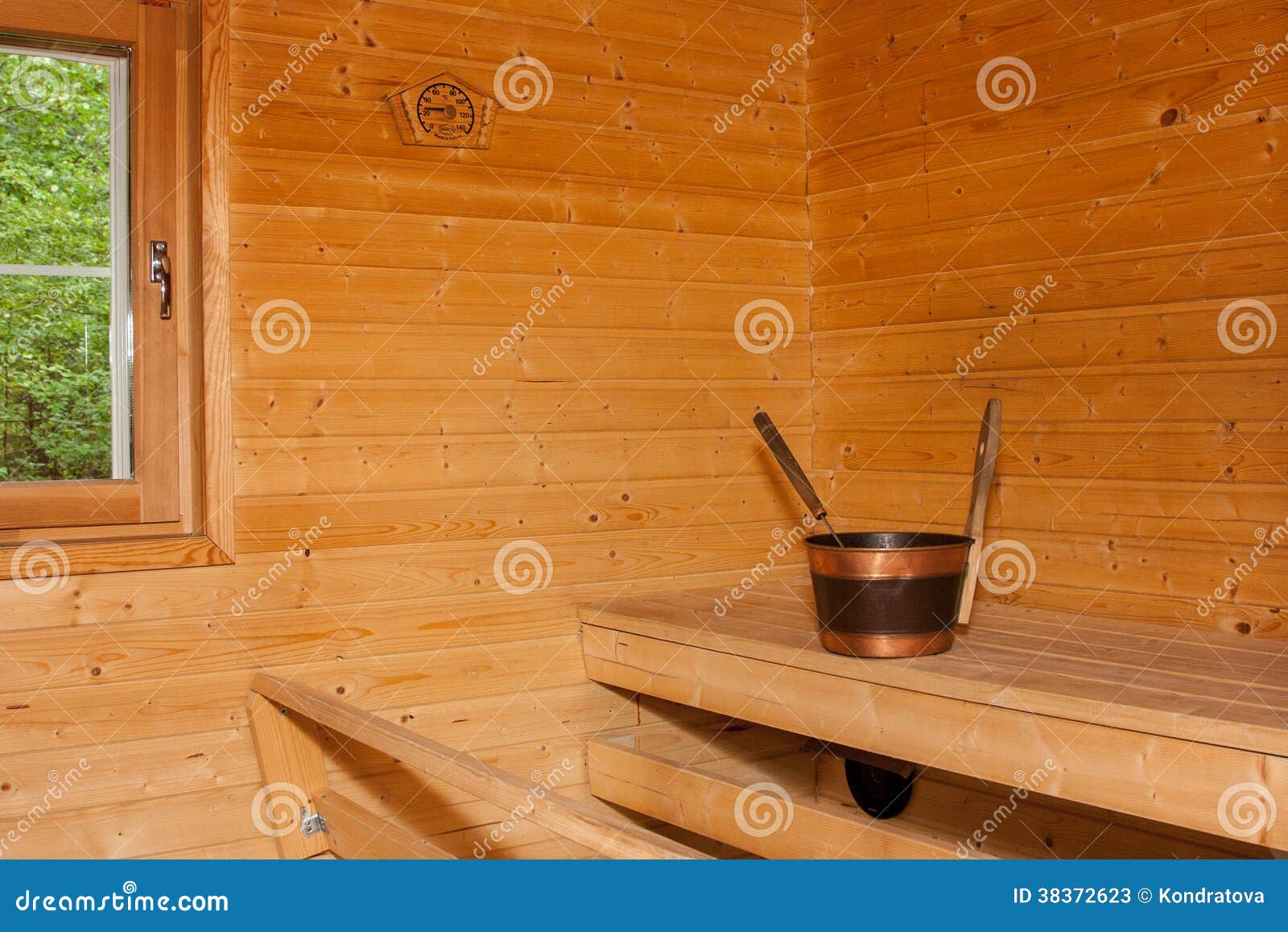Interior View of Sauna Bath Stock Image Image of bathroom, cedar