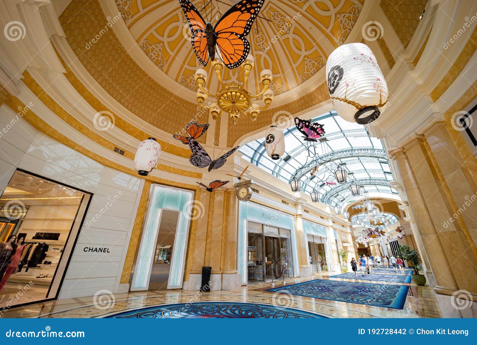 Las Vegas Bellagio Hotel Shopping Mall Editorial Photo - Image of