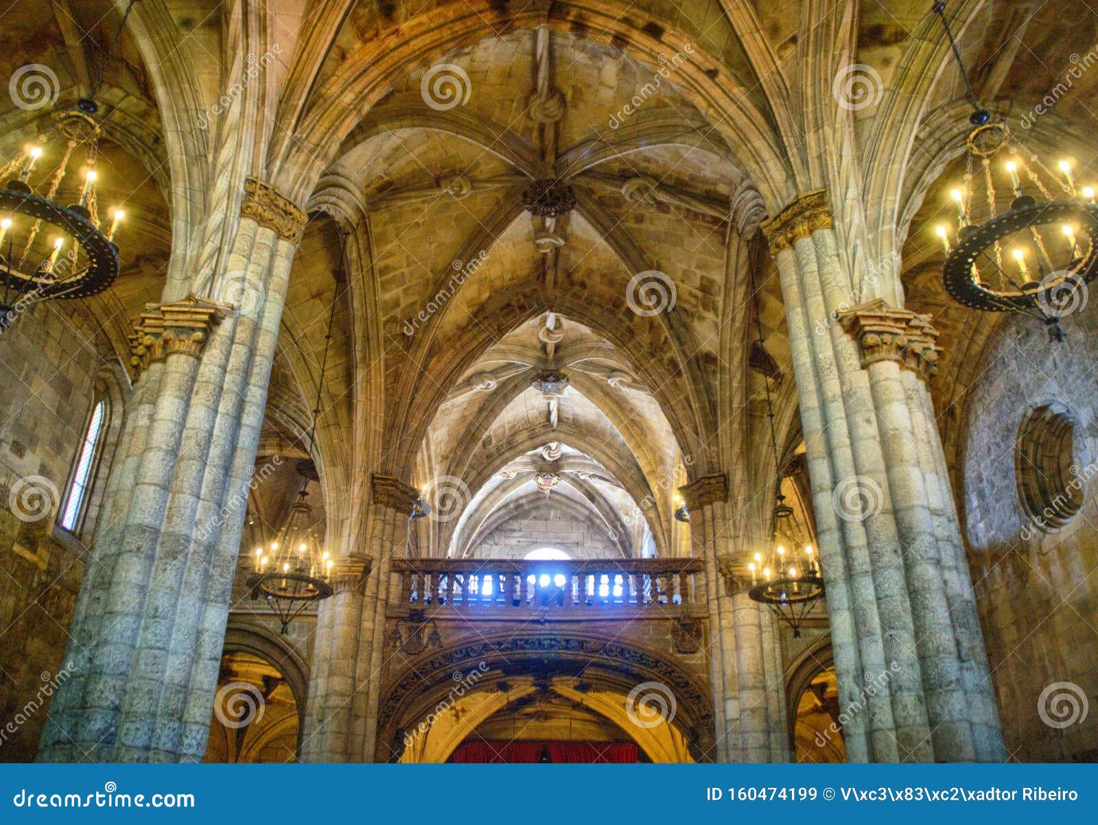 interior of viseu cathedral