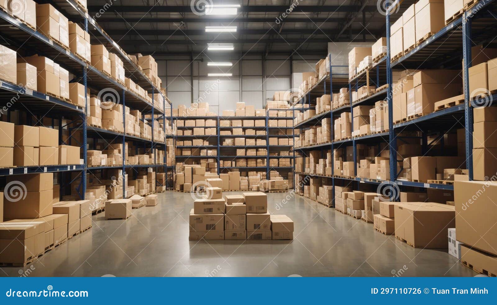 Warehouse stock photo. Image of shelf, factory, classroom 297110726
