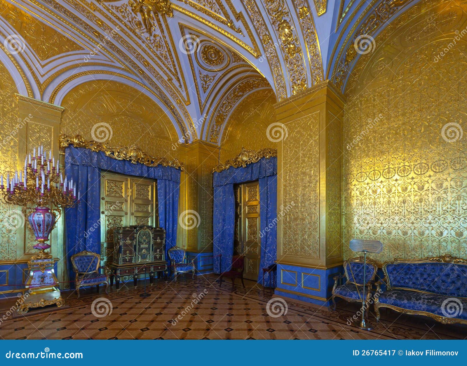 Interior Of Winter Palace Saint Petersburg Editorial