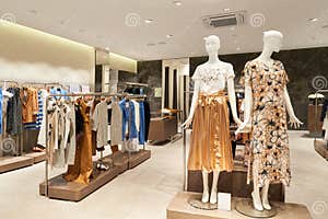 Clothing Stores In The Mall