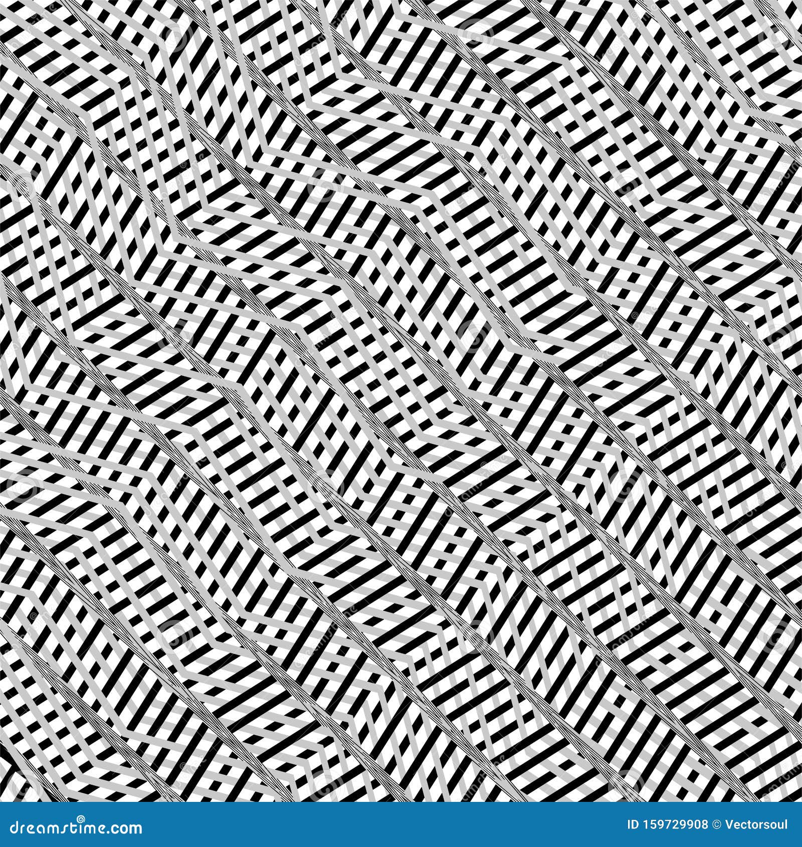 Interlace, Interlocking Lines. Curve, Flex Intersecting Lines Grid