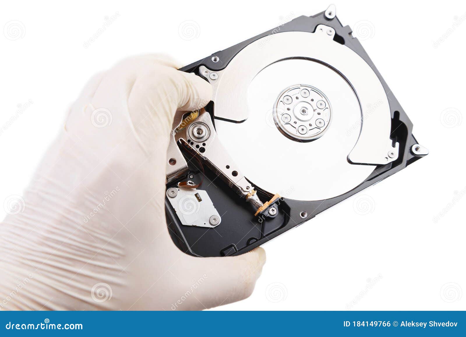 Internal Computer Hard Drive Repair in a Specialized Service Center