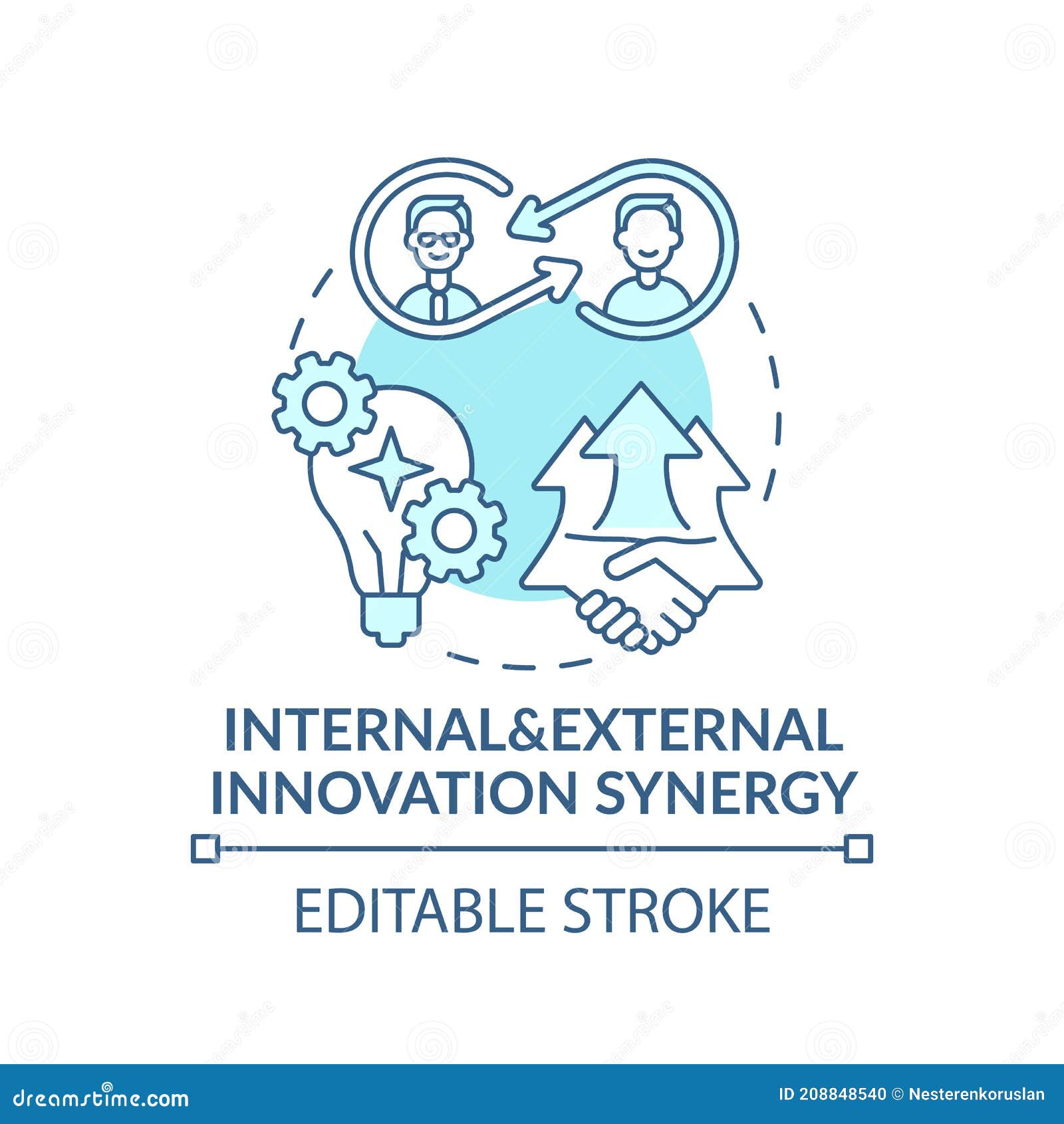 Internal vs external respiration system with air exchange outline