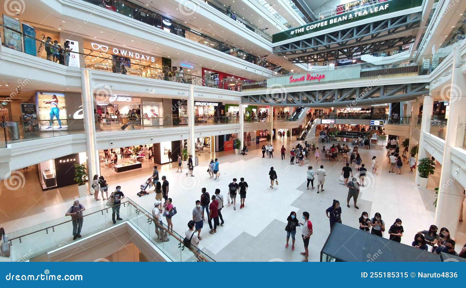 Shopping Mall In Singapore Plaza Singapura Stock Video Video Of