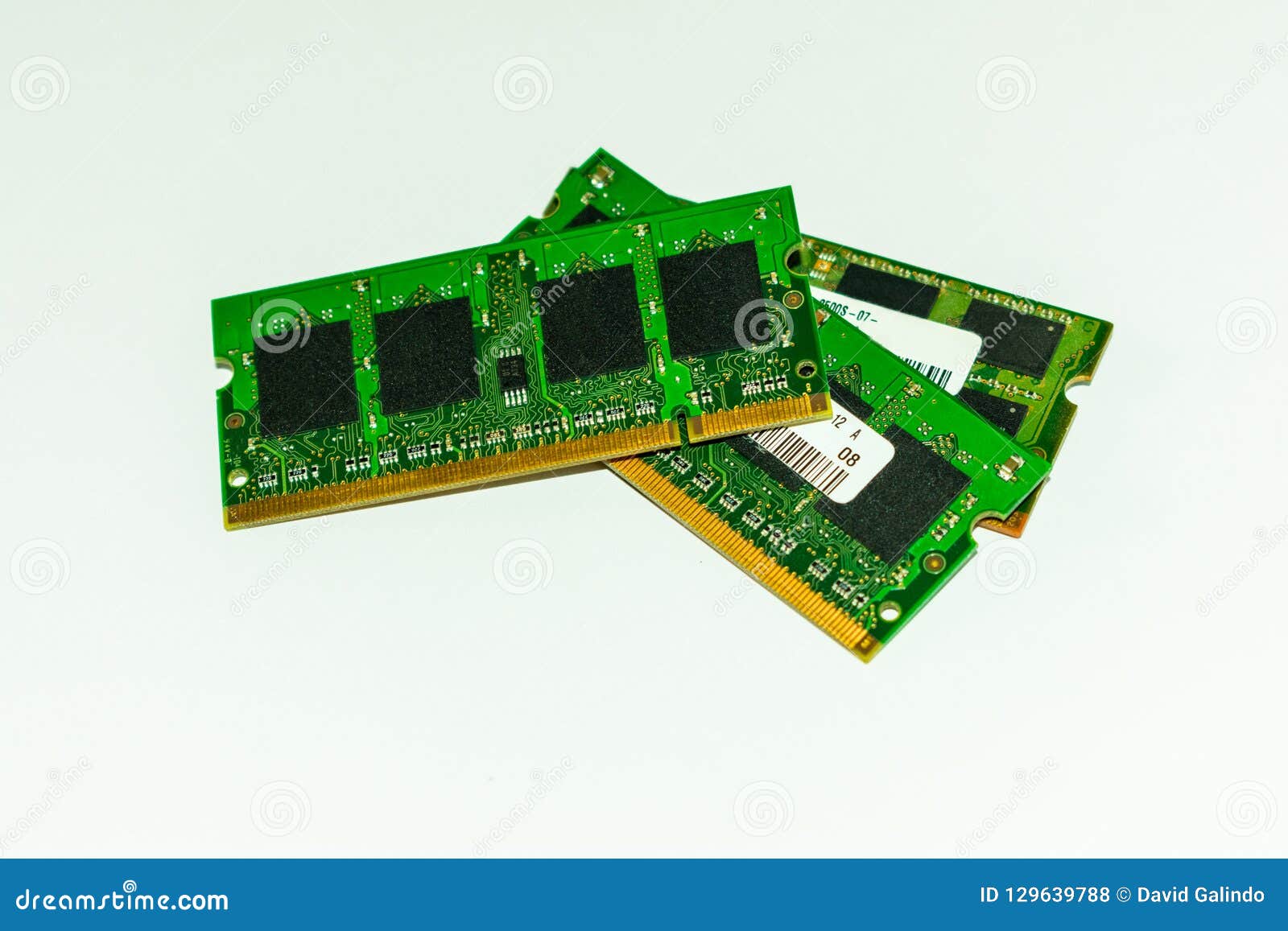 Internal Memory Module for Notebook Computers Stock Photo Image of