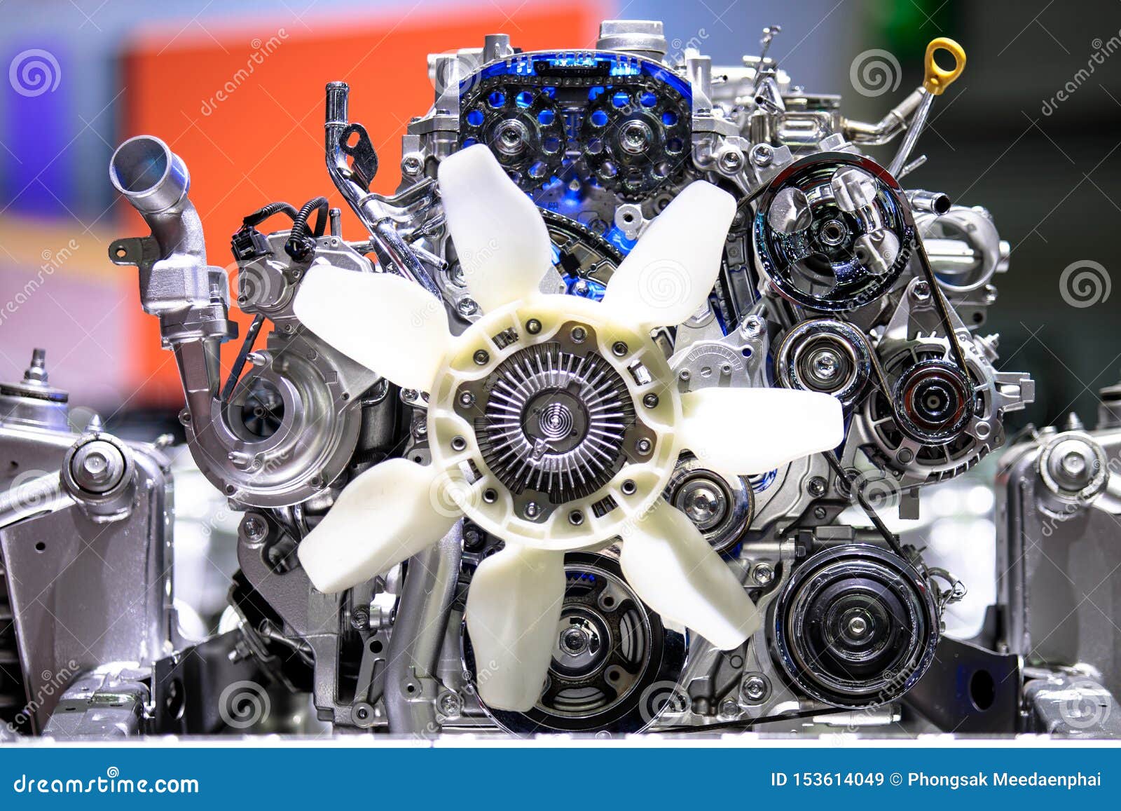 Internal of Modern New Engine of Car or Truck. Stock Image Image of