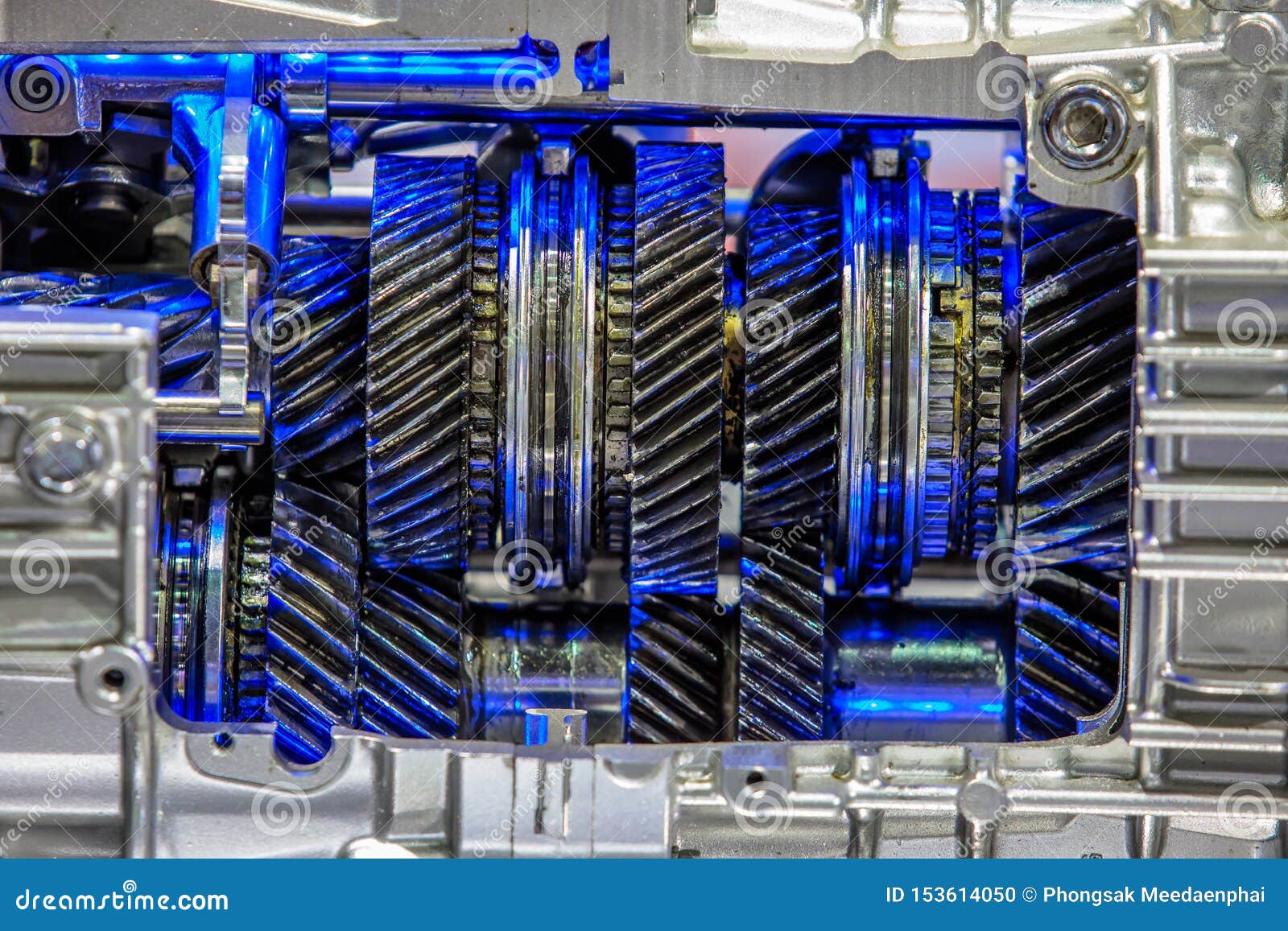 Internal of Modern New Engine of Car or Truck. Stock Photo Image of