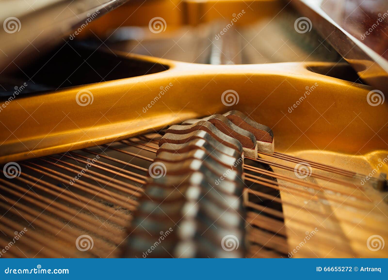 The Internal Parts of Grand Piano Strings Stock Photo Image of music