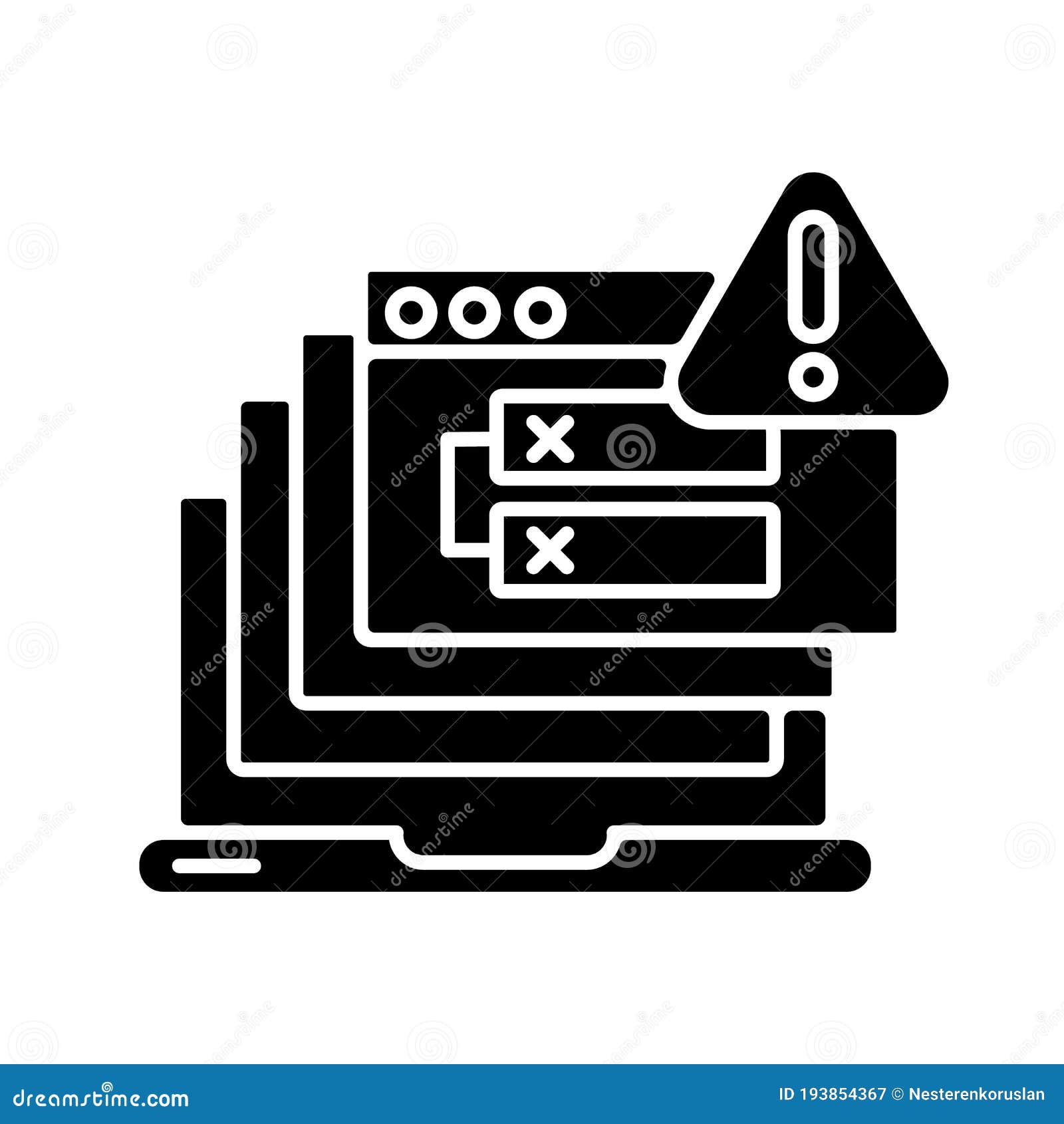 Internal Server Error Black Glyph Icon Stock Vector Illustration Of Http Design Internal Server Error Black Glyph Icon Stock Vector Illustration Of Http Design