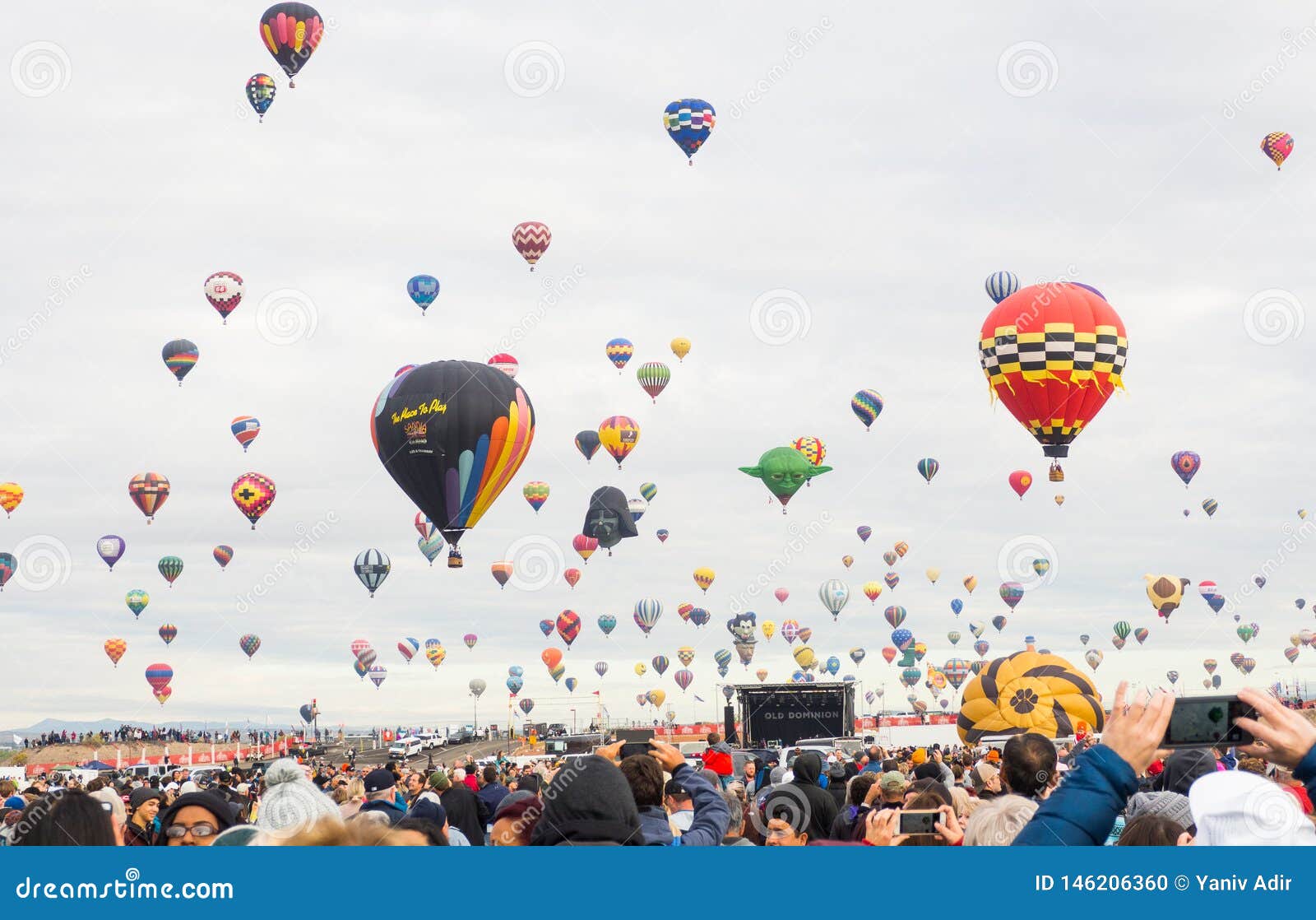 Schaap geduldig verzonden International Balloon Fiesta. Albuquerque, NM Editorial Image - Image of  americana, balloon: 146206360