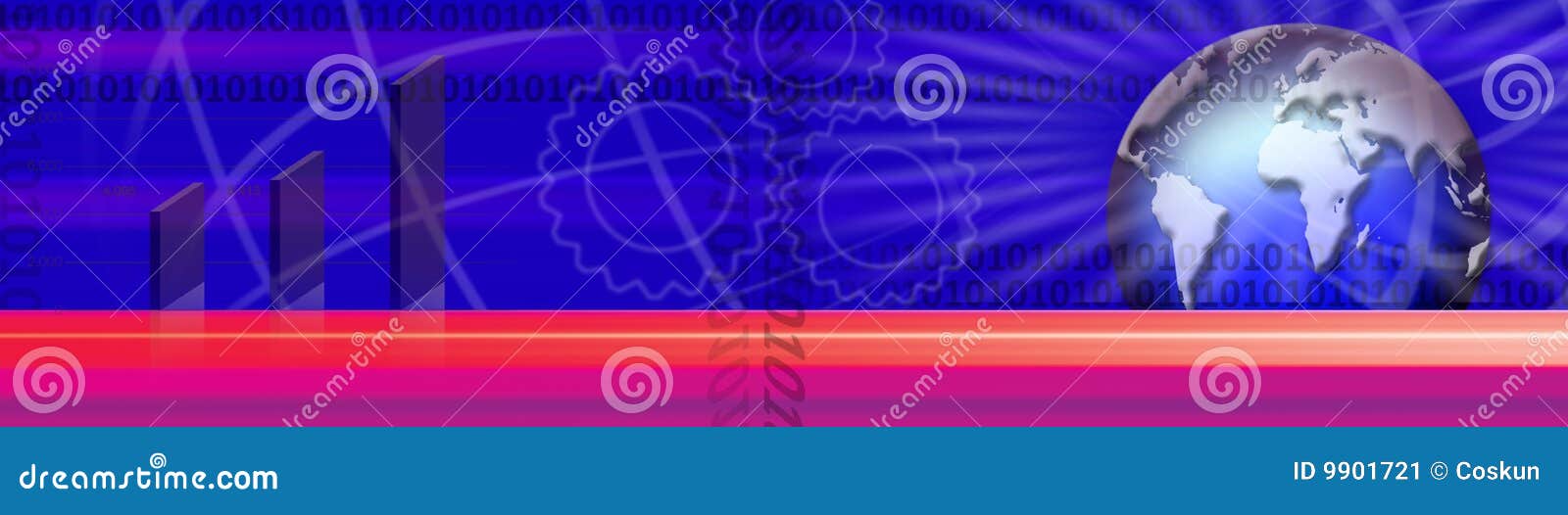 International Business Banner Stock Illustration Illustration of