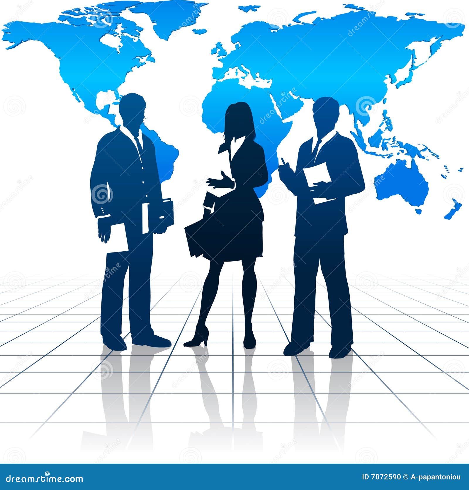 International Business Team Stock Vector - Illustration of people