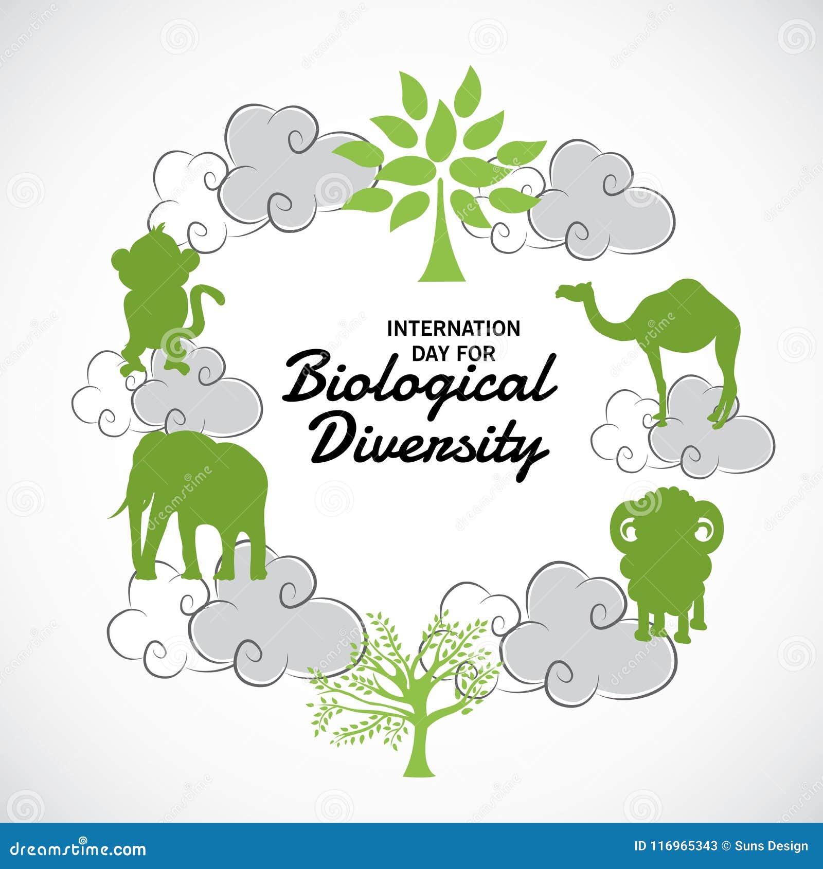 International Day for Biological Diversity. Stock Illustration ...