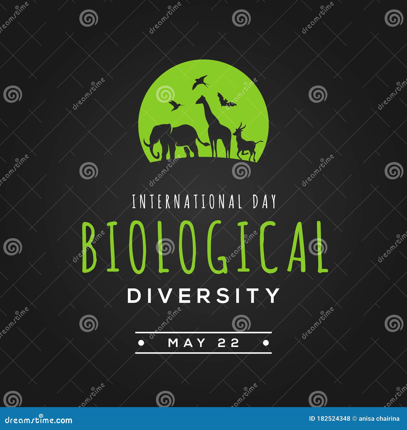 International Day Biological Diversity Vector Design Illustration for ...