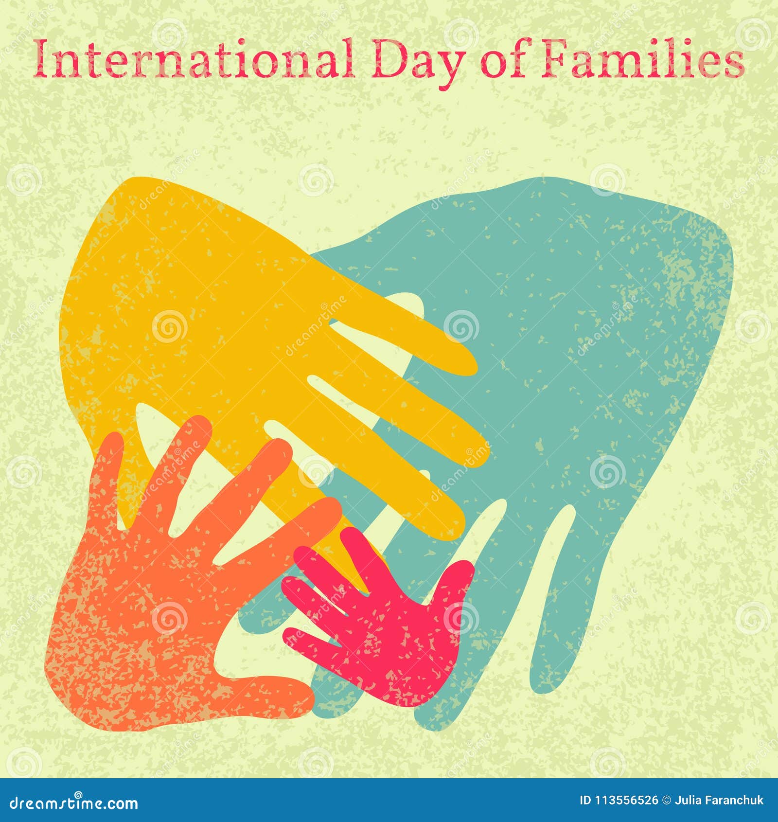 Drawing Cartoon Family International Family Day Poster | PSD Free Download  - Pikbest