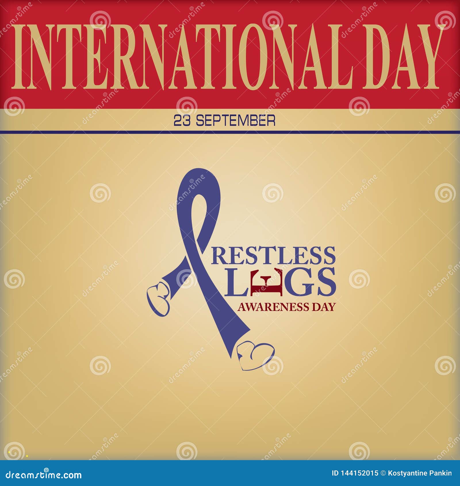 Iets Voorzieningen schetsen Restless Legs Awareness Day Stock Vector - Illustration of september,  brown: 144152015