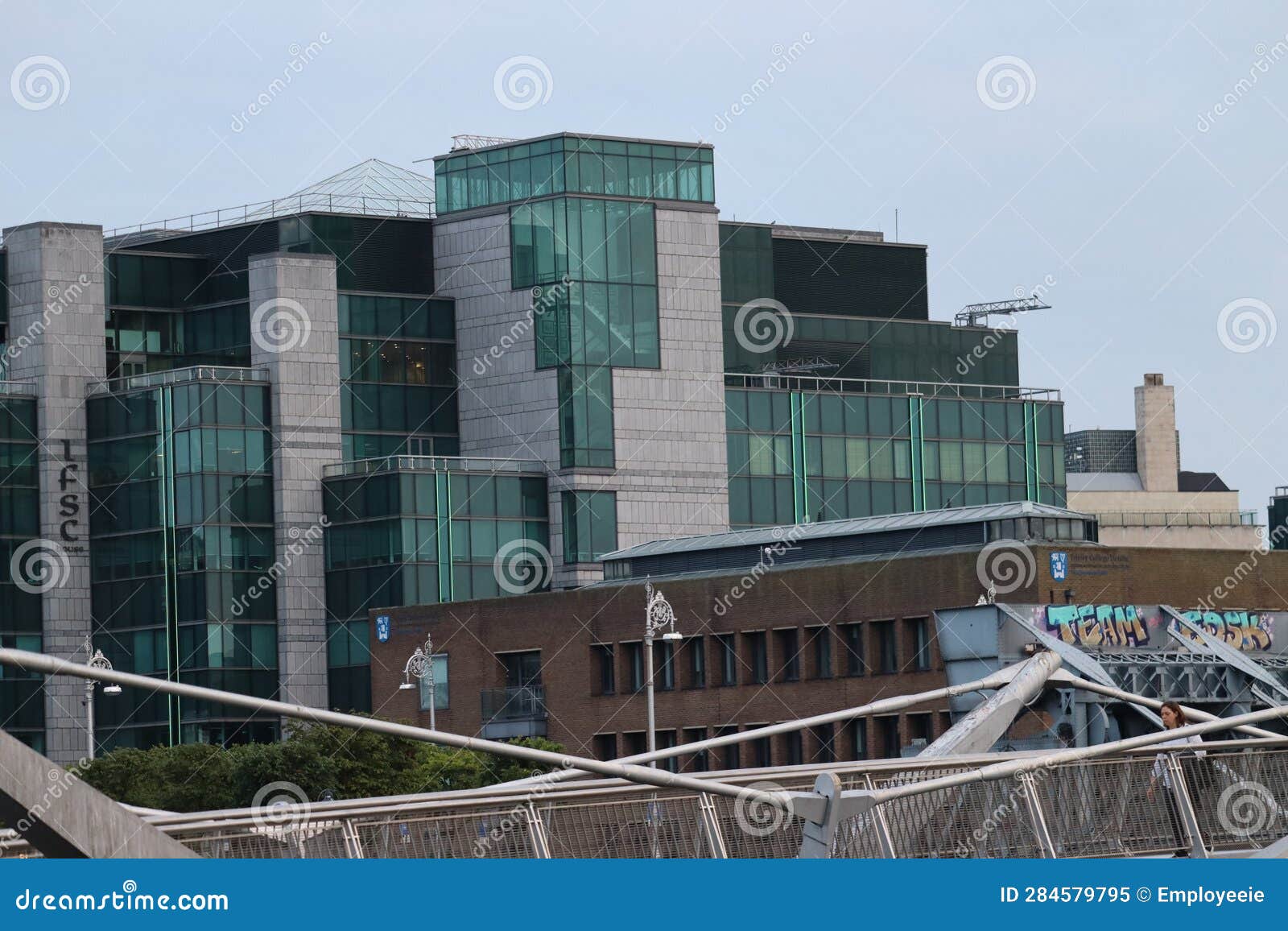 The International Financial Services Centre in Dublin Stock Image