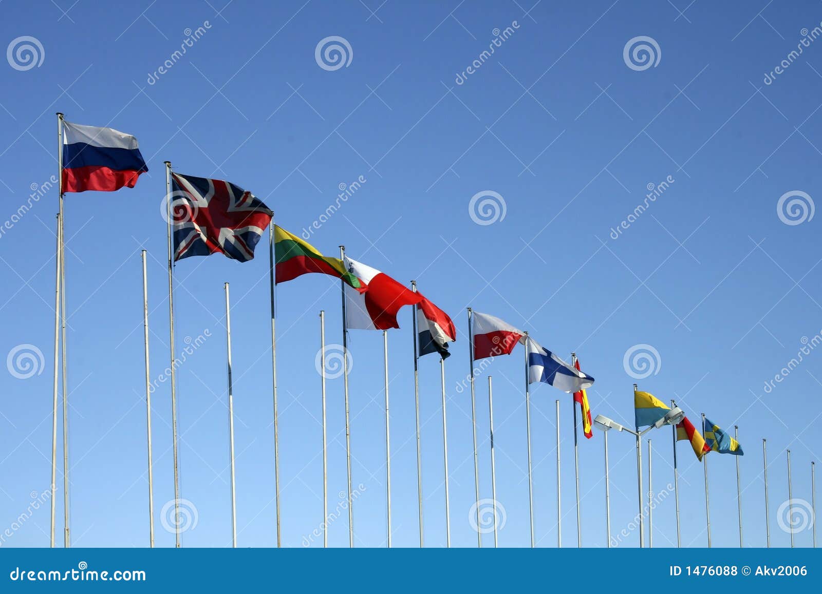 International flags stock photo. Image of ukraine, outdoors 1476088
