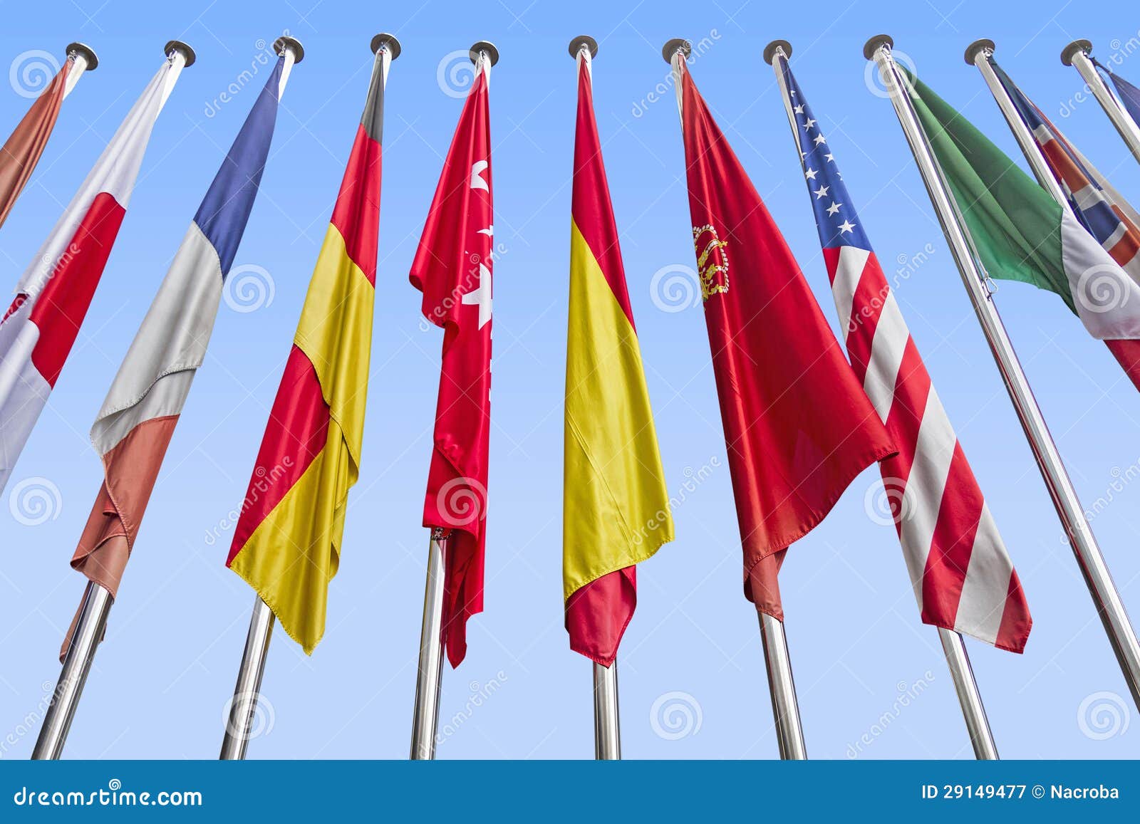 International flags stock image. Image of travel, patriotism 29149477