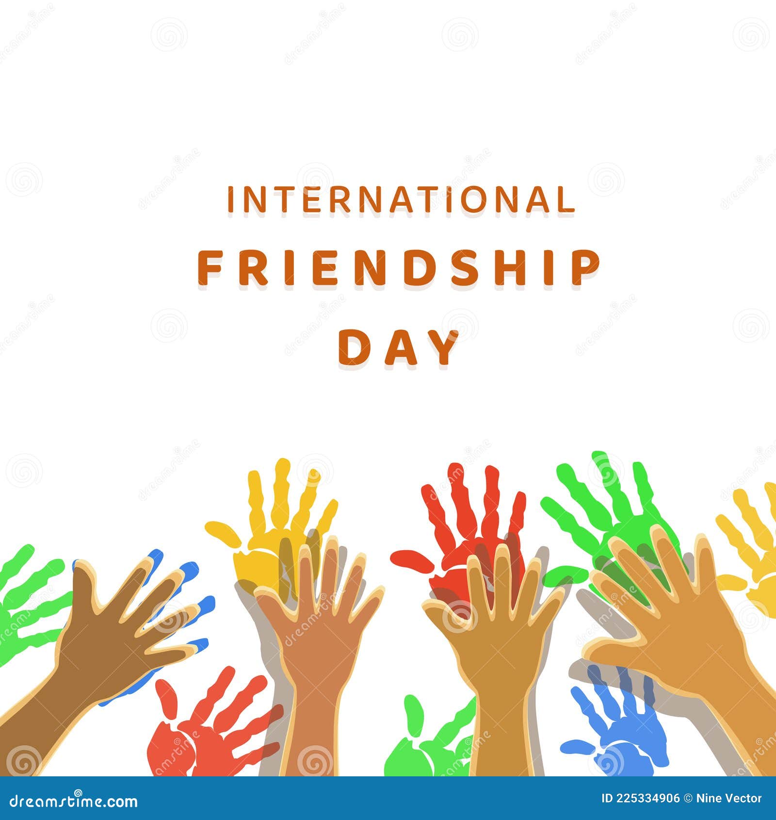 International Friendship Day Stock Vector - Illustration of person,  communication: 225334906