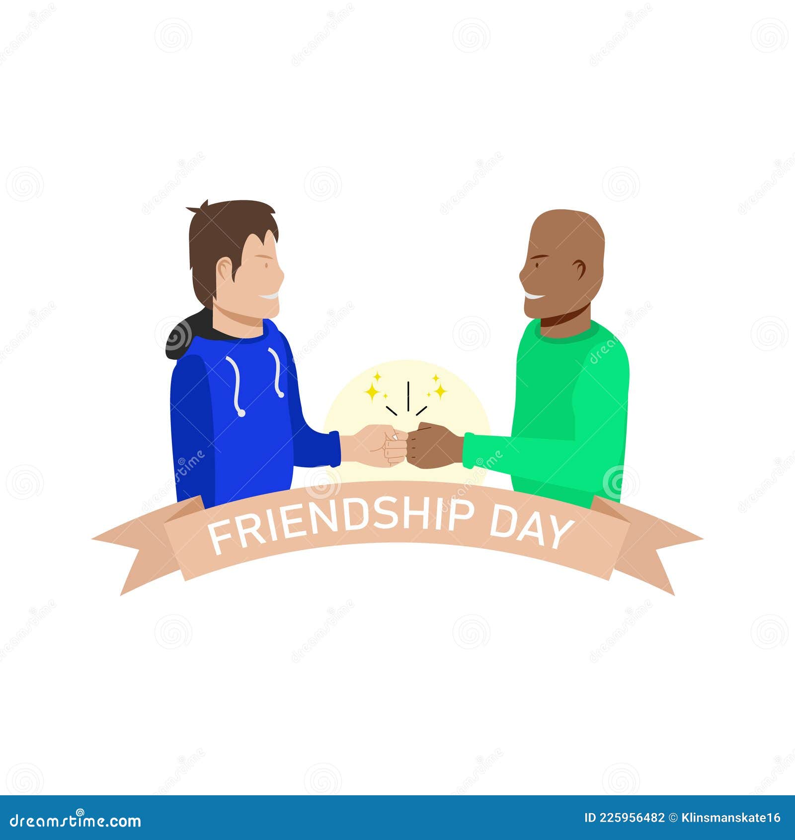 International Friendship Day Illustration Cartoon Design Stock Vector -  Illustration of banner, international: 225956482