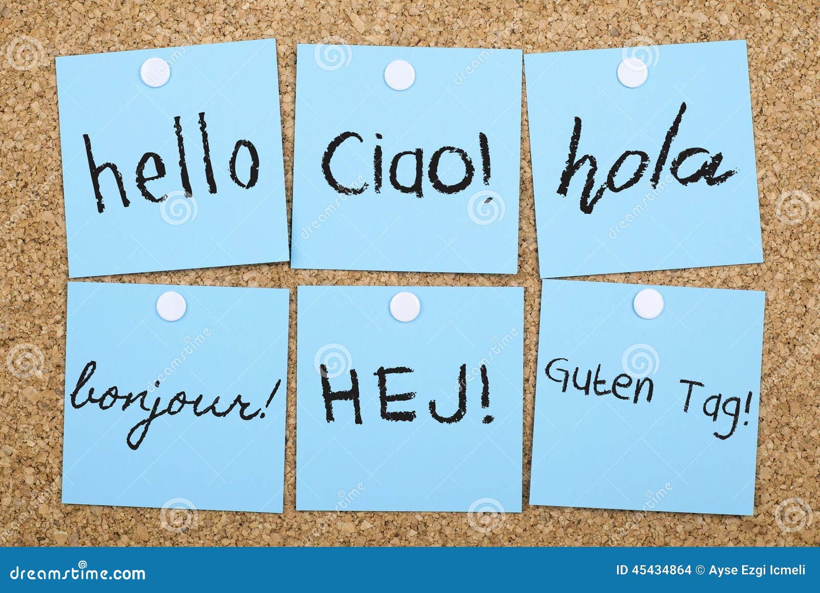 International Languages Hello Stock Photo - Image: 45434864