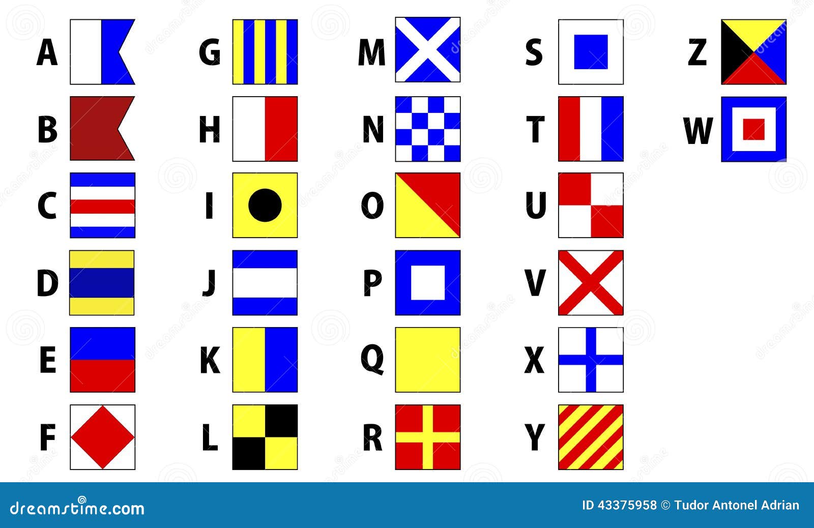 International Maritime Signal Flags Stock Illustration ...