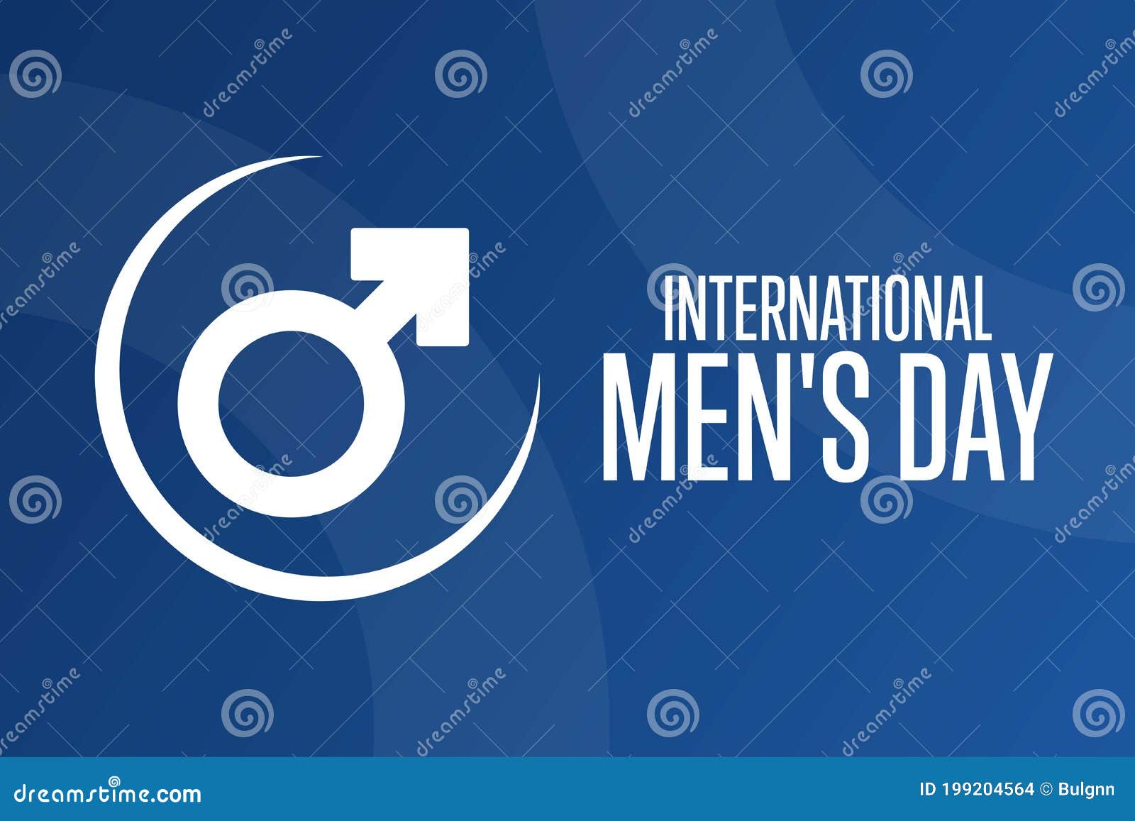 International Men`s Day. November 19. Holiday Concept. Template for