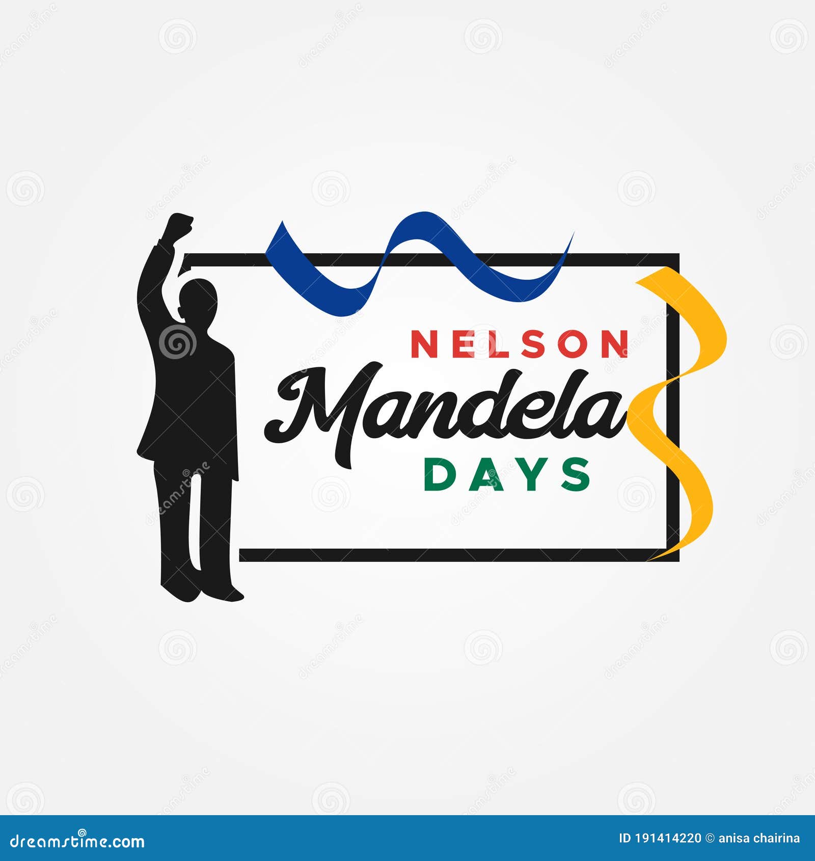 International Nelson Mandela Day Vector Design Illustration For Celebrate Moment Editorial Image Illustration Of Judge Text 191414220