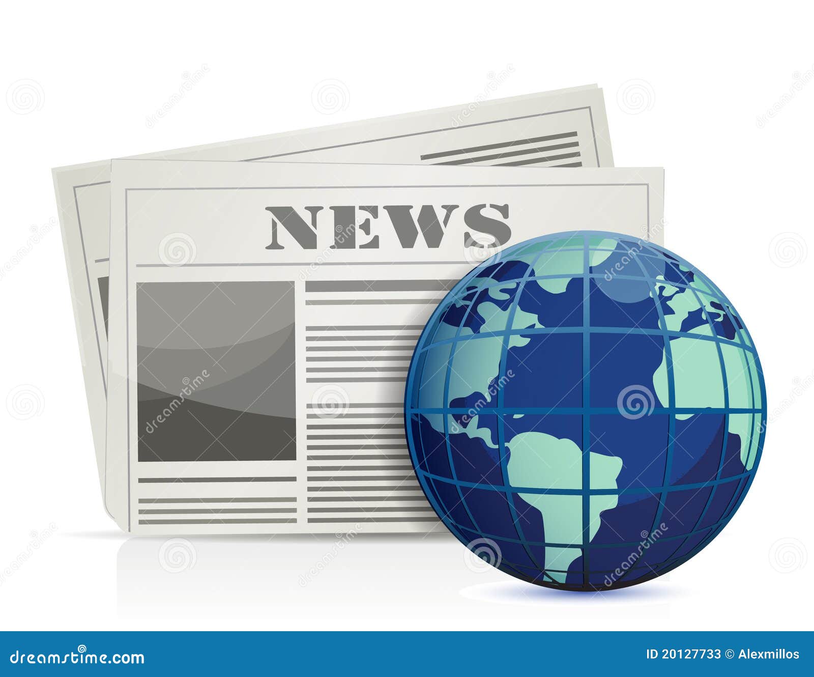 International news stock illustration. Illustration of internet - 20127733