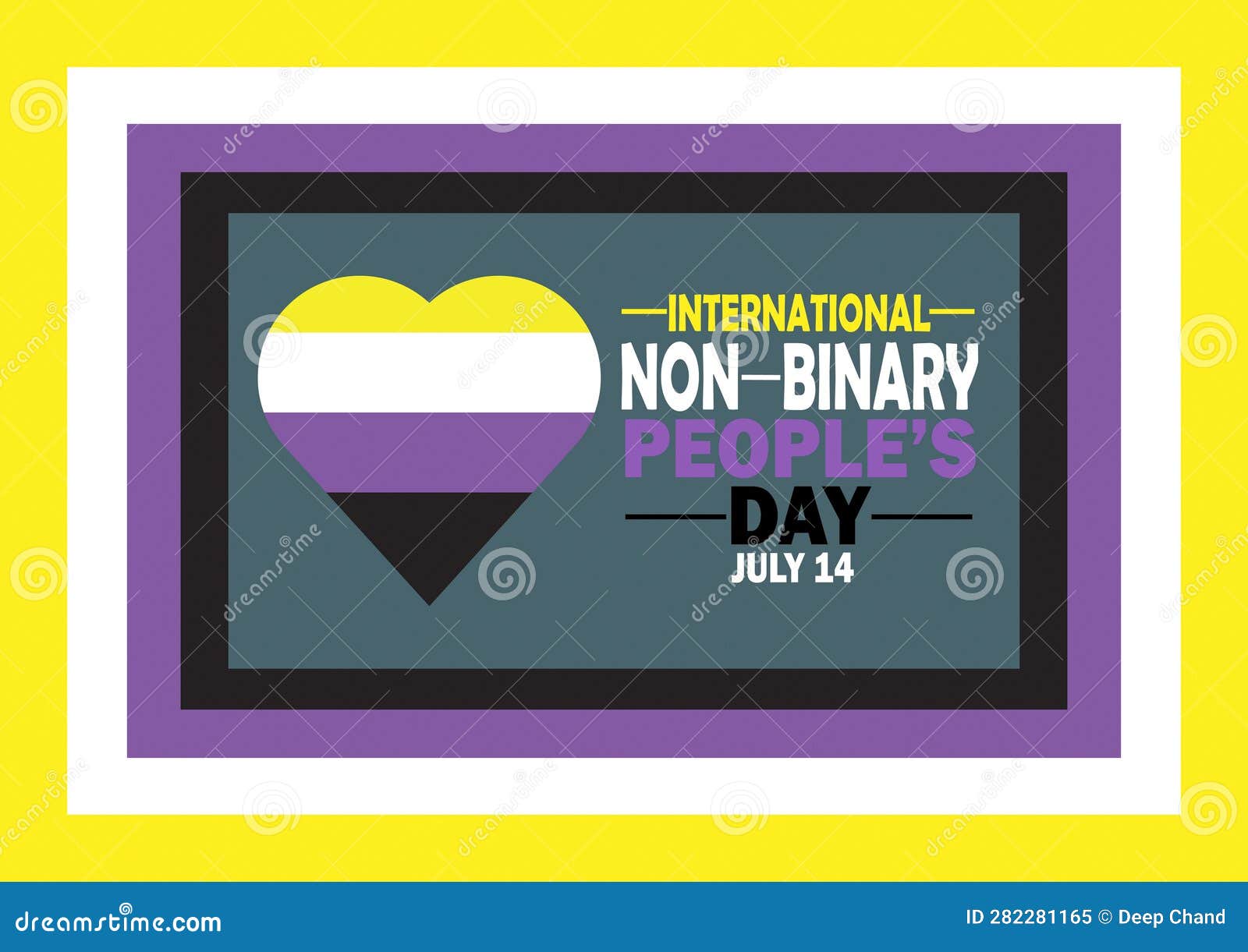 International Non Binary People S Day Vector Illustration Stock Vector