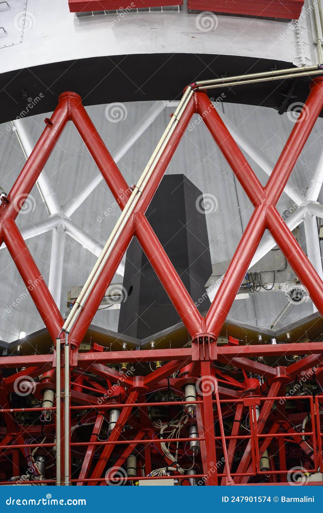 international space observatory and gran telescopio canarias telescope on la palma island located on highest mountain range roque