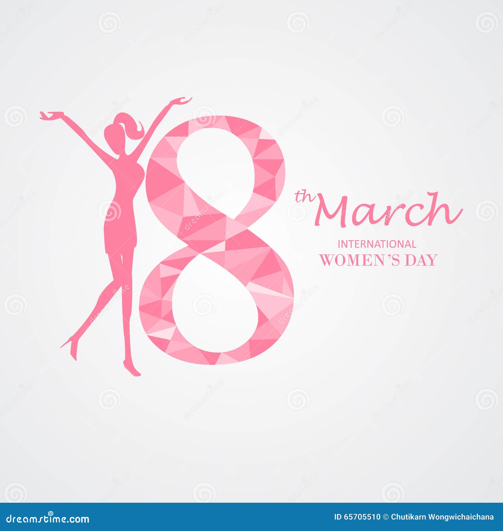 International Womens Day, Background Stock Vector - Illustration of  greeting, love: 65705510