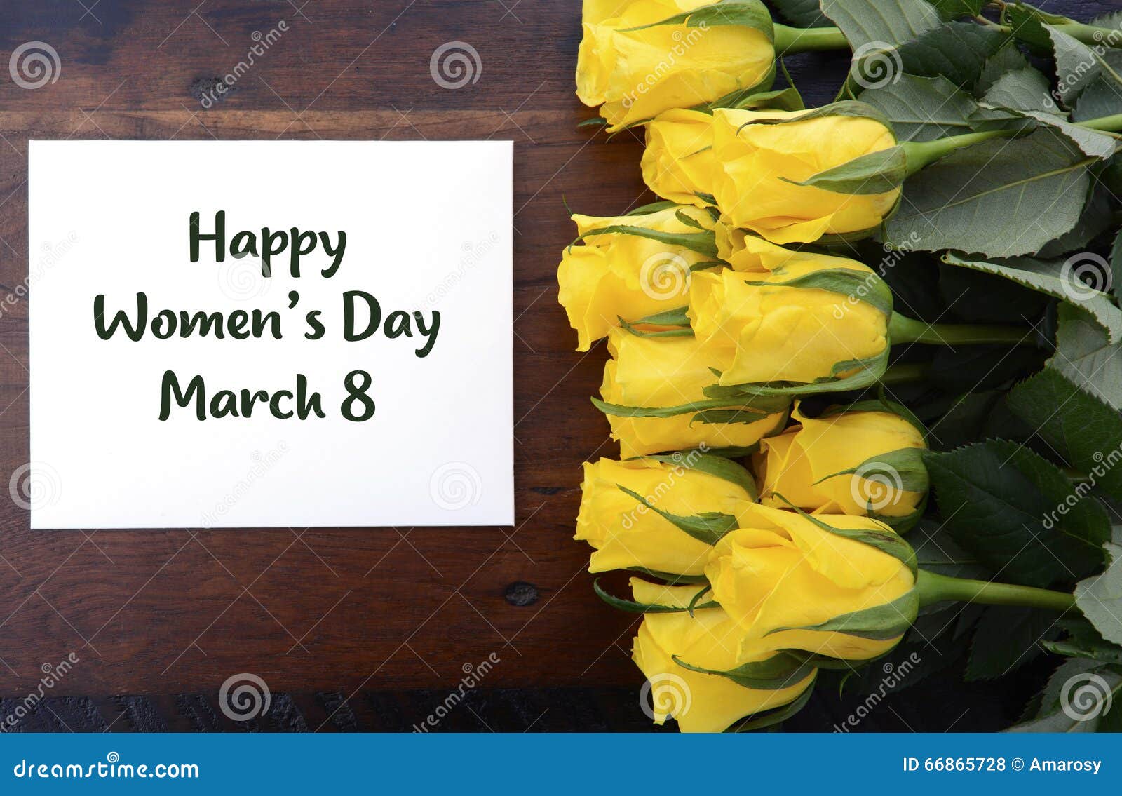 international womens day yellow roses gift.