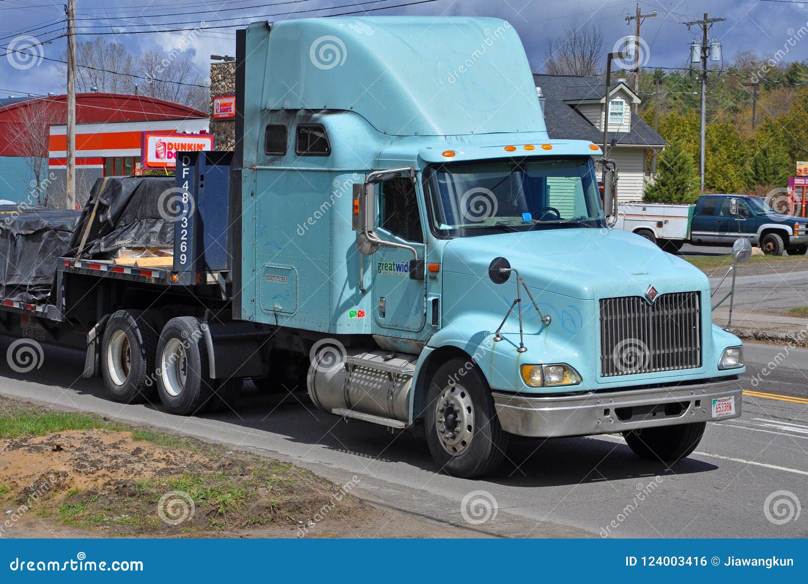 Internationaler LKW Navistar, New York, USA Redaktionelles Foto