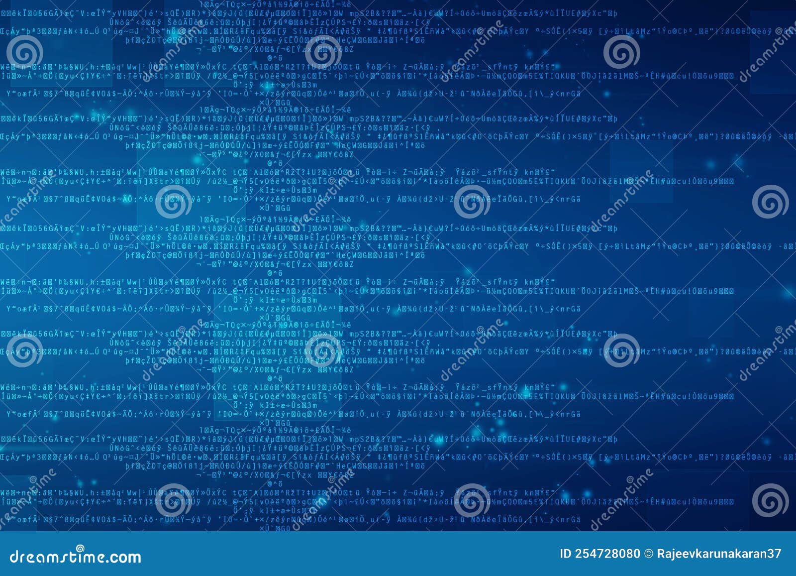 Binary Data Code Computing or Transmission Data Transmission, Stock