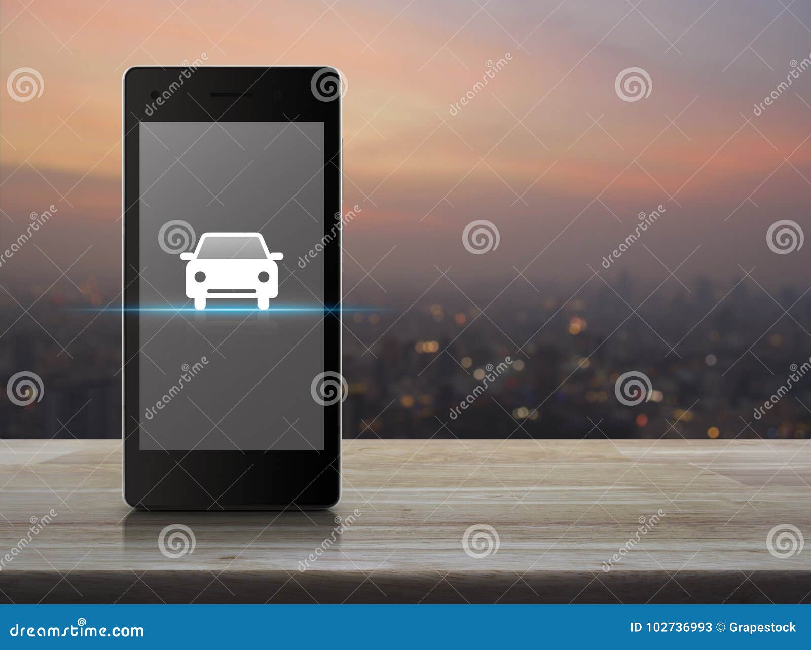 Internet Business Service Taxi Car Concept Stock Image - Image of ...