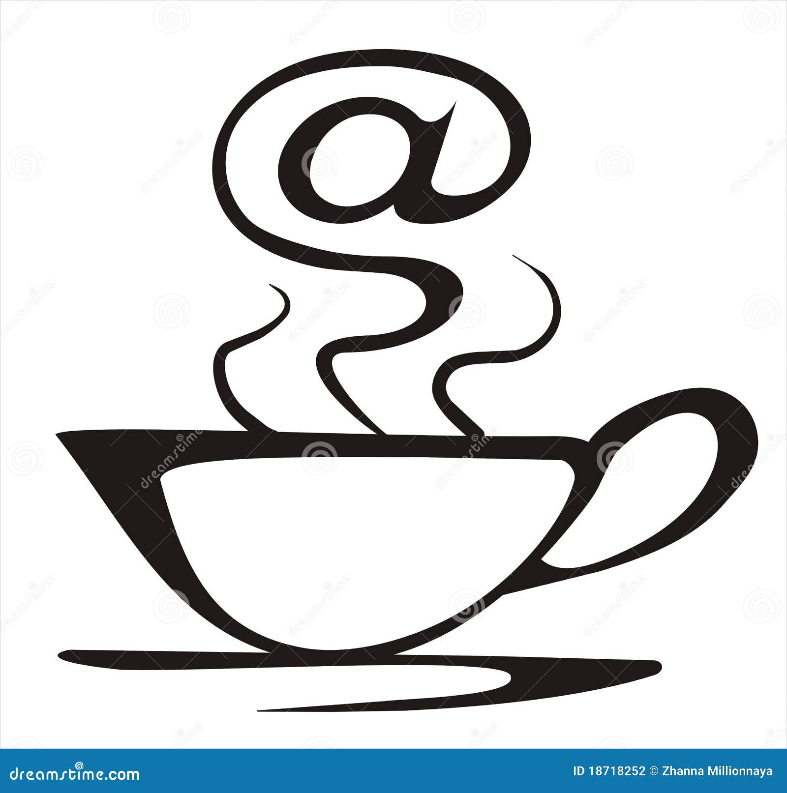 cafe concept stock vector. Illustration of steam 18718252