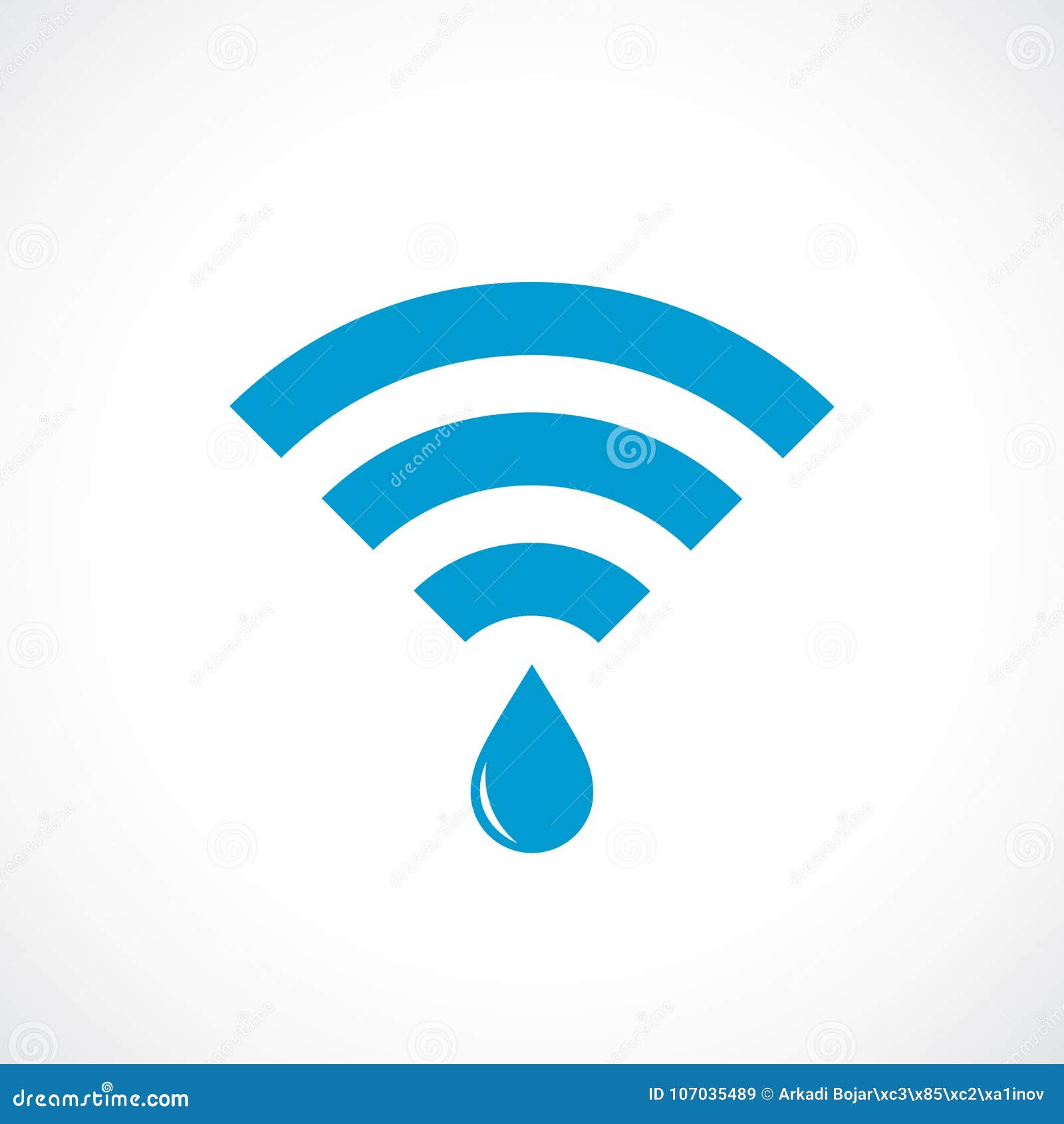 Leak Icon, Data Security Concept Stock Vector Illustration