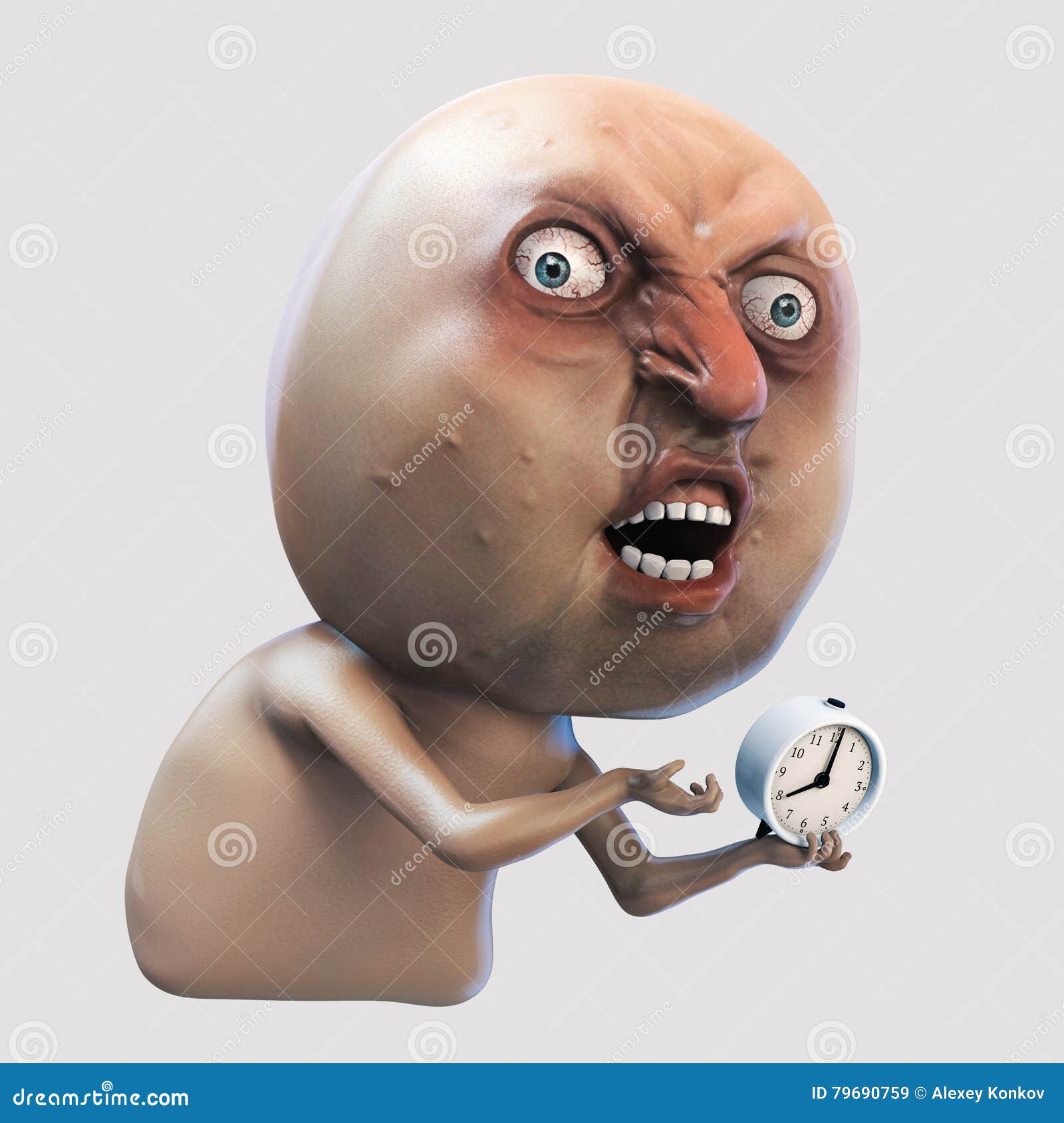 Internet Meme What Have You Done Rage Face 3d Illustration Stock Photo -  Download Image Now - iStock